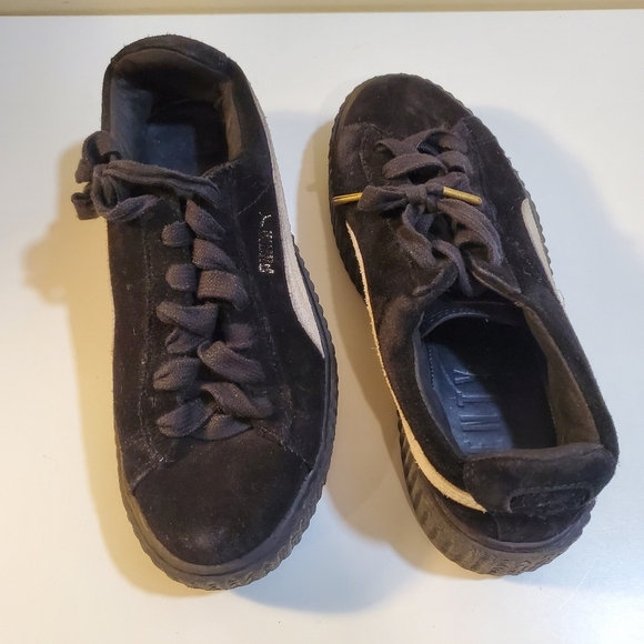 Puma Fenty by Rhianna black creepers womens sneakers size 8 - Picture 9 of 12